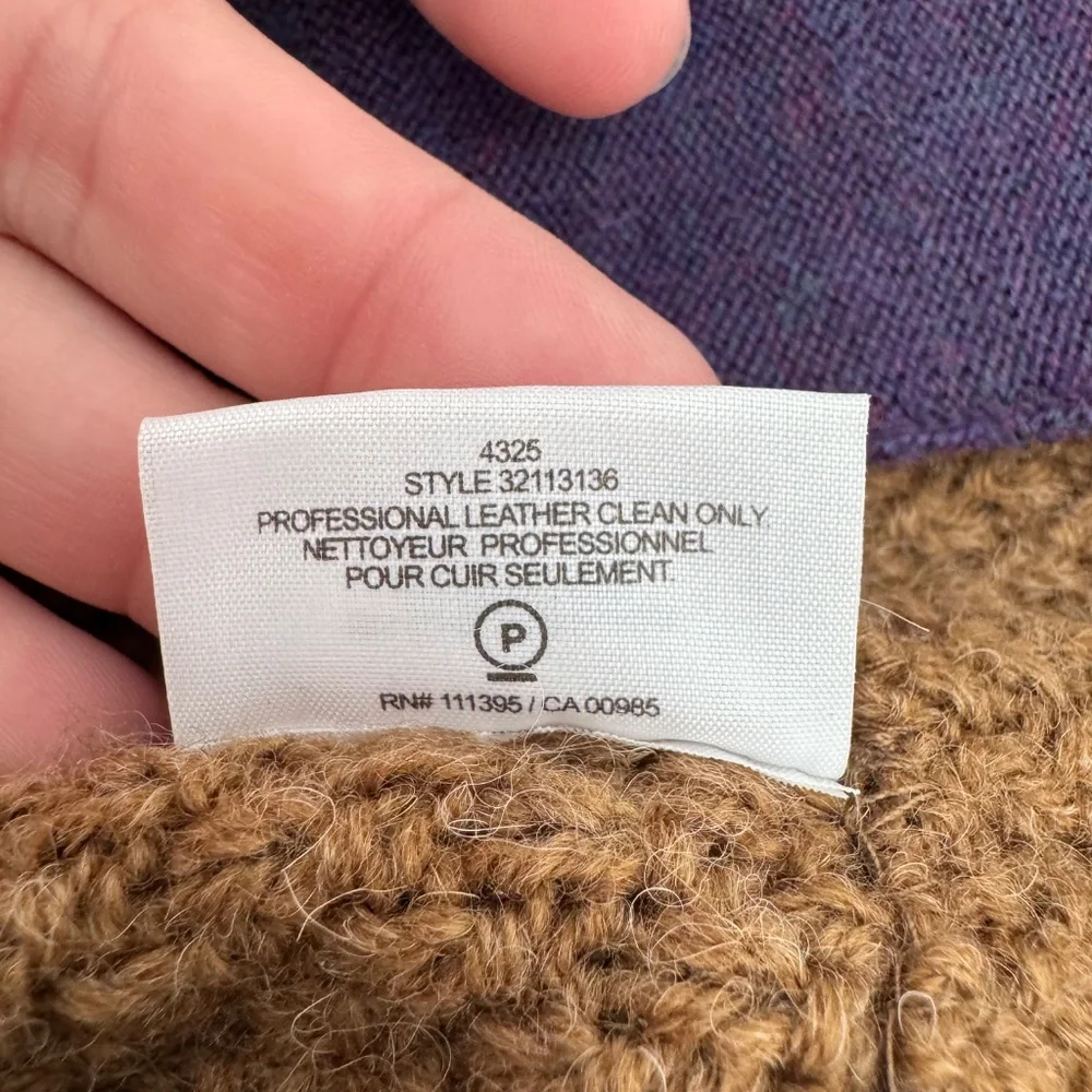 Tory Burch Ross Cardigan Toggle Sweater Wool Alpaca Camel Women's‎ Size XS P